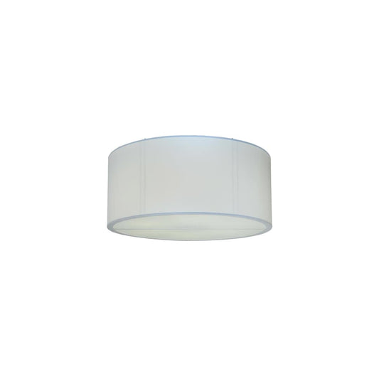 Cilindro 6 Light 60" Wide Flush Mount Drum Ceiling Fixture - Nickel Finish - GU24 Bulb Base