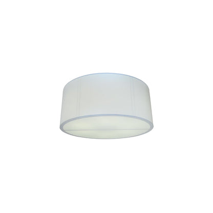 Cilindro 6 Light 60" Wide Flush Mount Drum Ceiling Fixture - Nickel Finish - GU24 Bulb Base