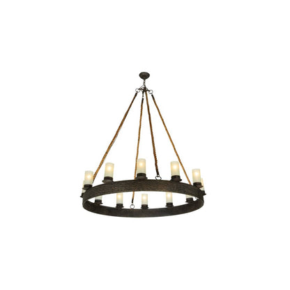 Costello 12 Light 50" Wide Pillar Candle Style Chandelier
