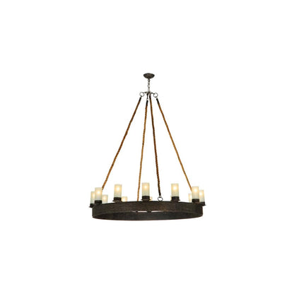 Costello 12 Light 50" Wide Pillar Candle Style Chandelier