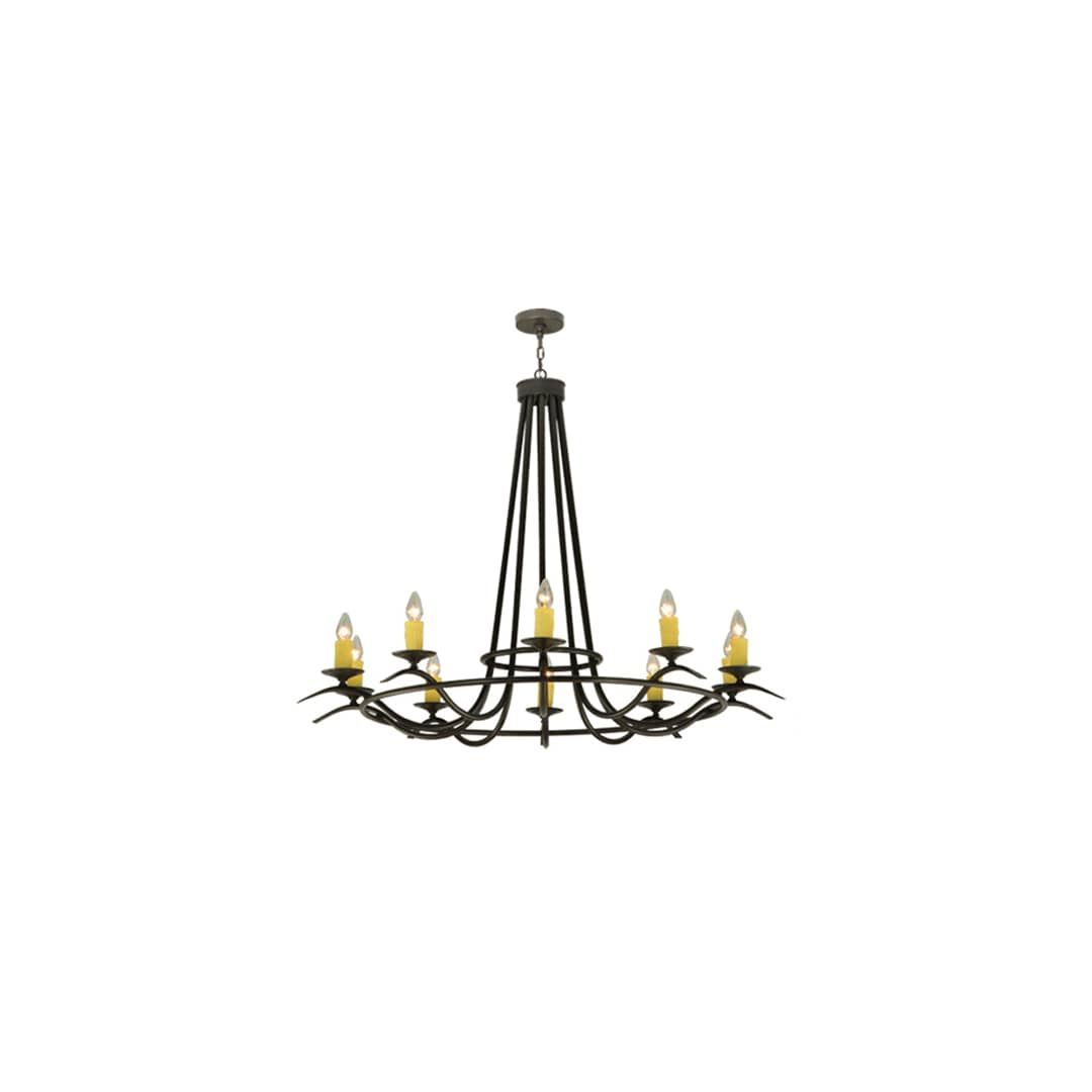 Octavia 10 Light 58" Wide Taper Candle Style Chandelier