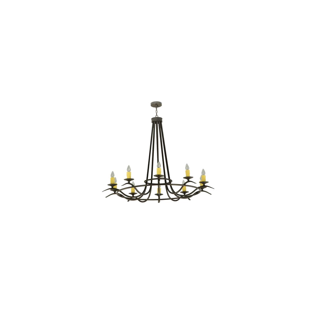 Octavia 10 Light 58" Wide Taper Candle Style Chandelier