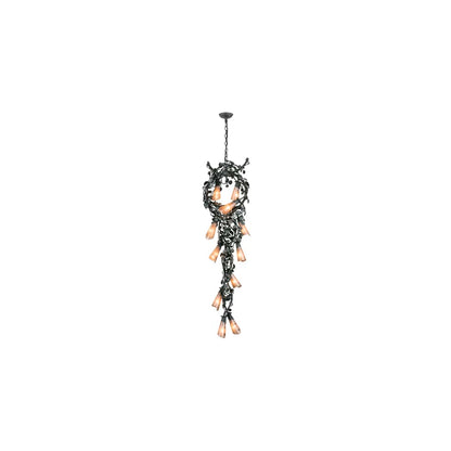 Vinca Vine 12 Light 18" Wide Abstract Pendant