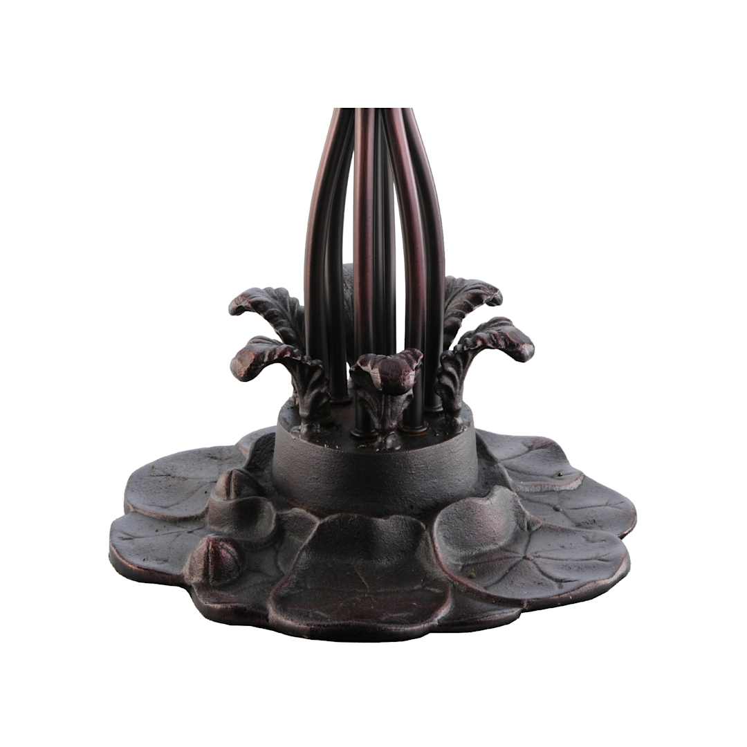 Vizcaya 3 Light 32" Tall Hand-Crafted Table Lamp with Stained Glass