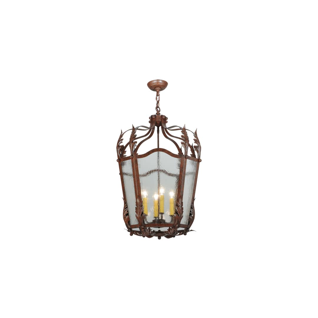 Citadel 4 Light 22" Wide Taper Candle Pendant