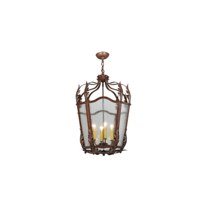Citadel 4 Light 22" Wide Taper Candle Pendant