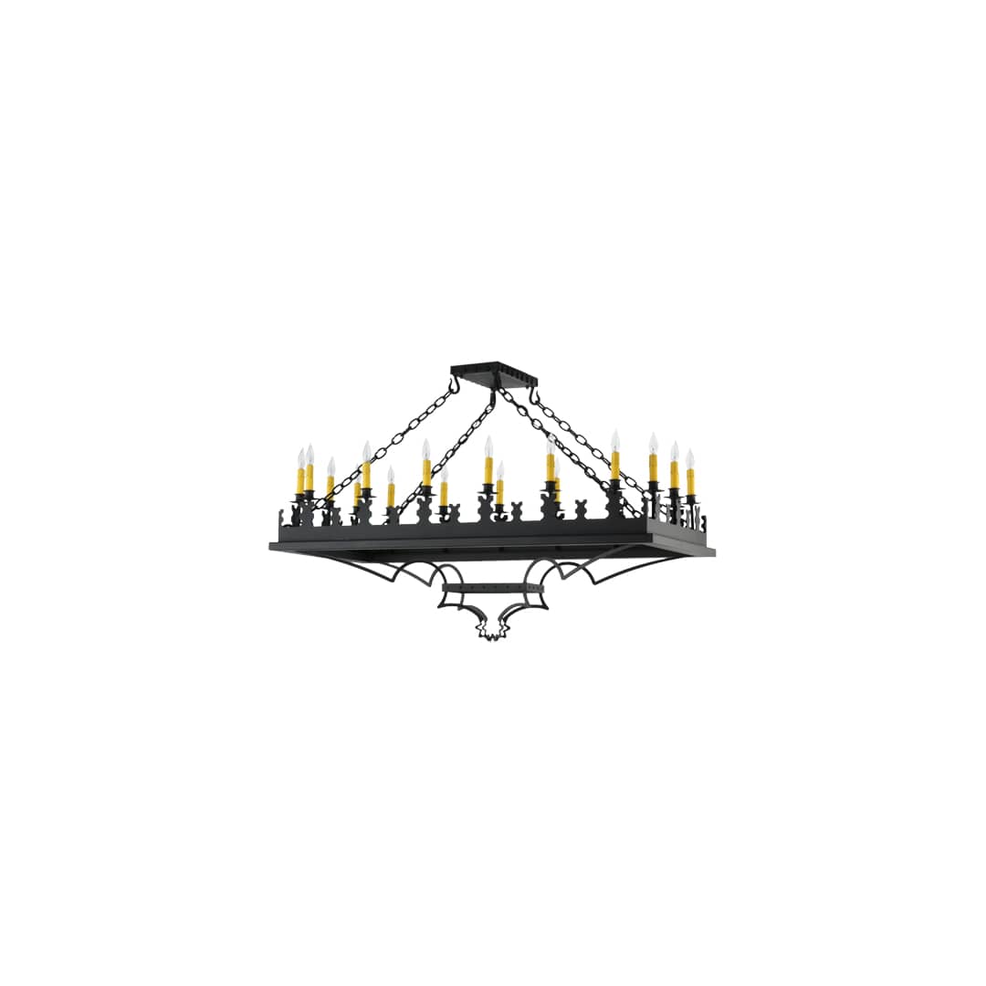 Asen 18 Light 24" Wide Taper Candle Pendant