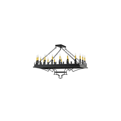 Asen 18 Light 24" Wide Taper Candle Pendant