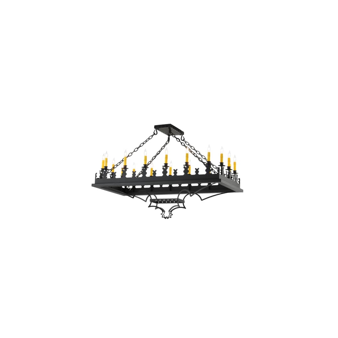 Asen 18 Light 24" Wide Taper Candle Pendant