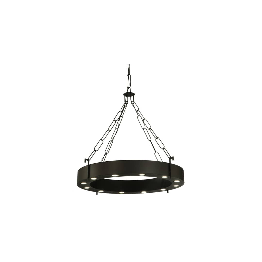 Bangle 12 Light 38" Wide Pendant