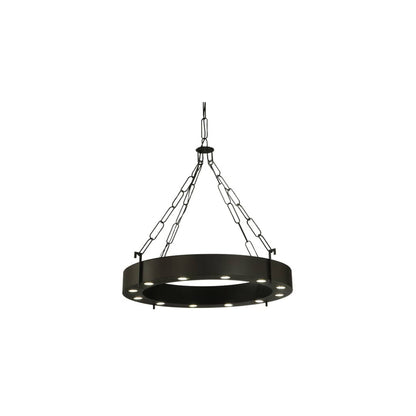 Bangle 12 Light 38" Wide Pendant