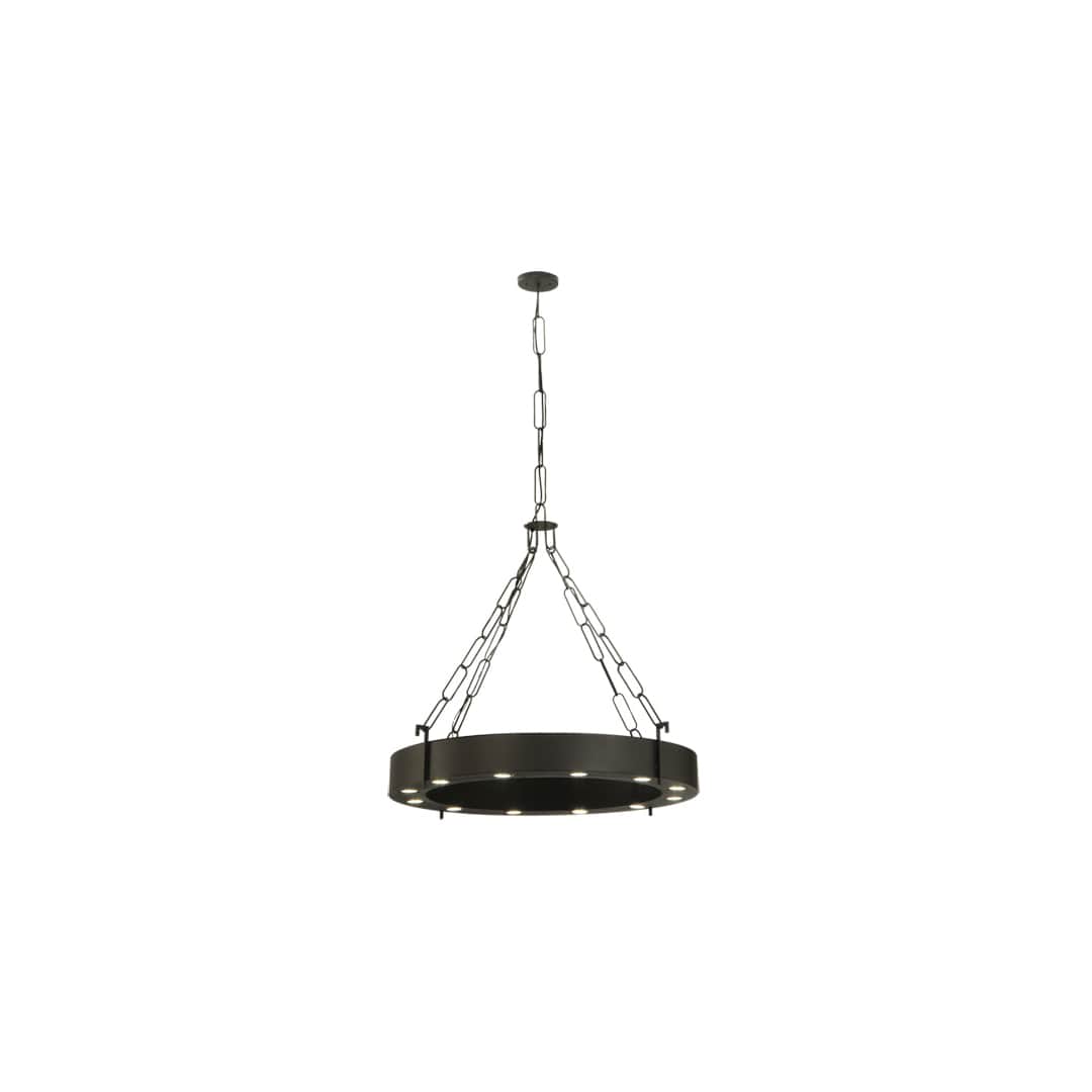 Bangle 12 Light 38" Wide Pendant