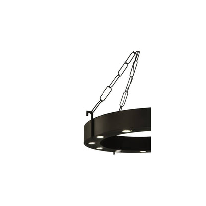 Bangle 12 Light 38" Wide Pendant