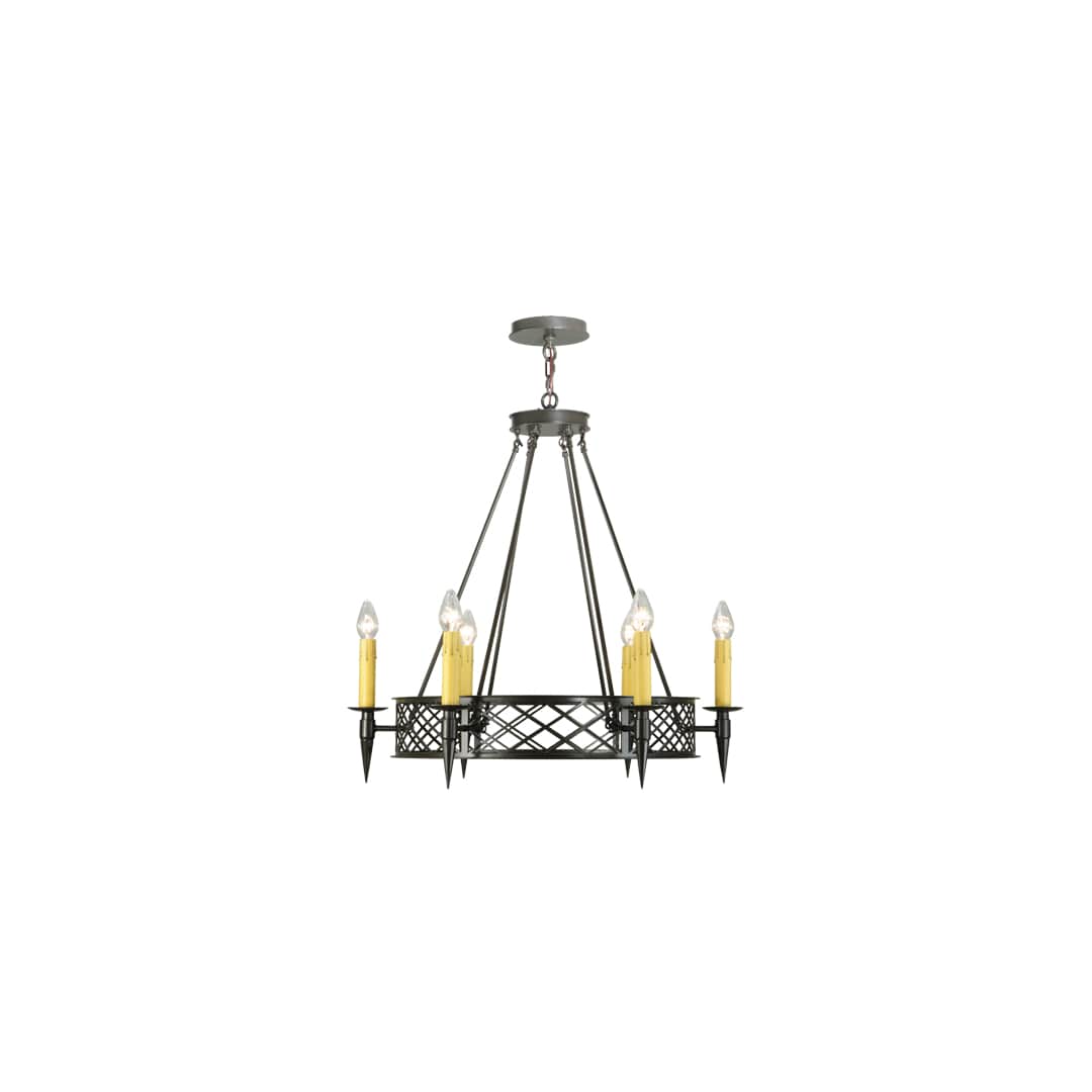 Topridge 6 Light 33" Wide Taper Candle Style Chandelier