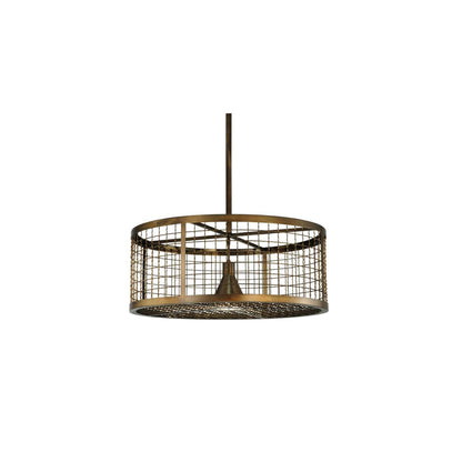 Paloma Golpe 30" Wide Cage Pendant