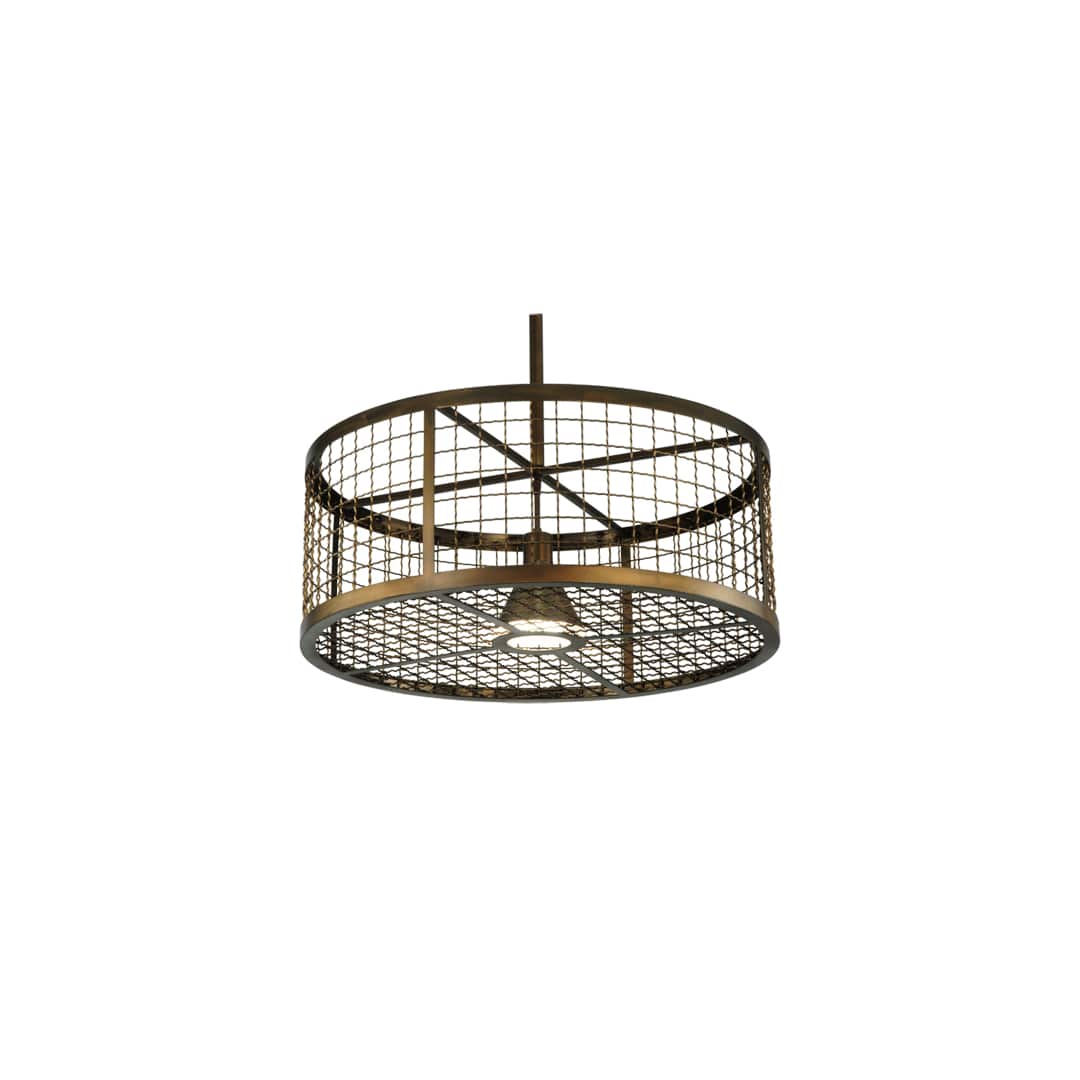 Paloma Golpe 30" Wide Cage Pendant