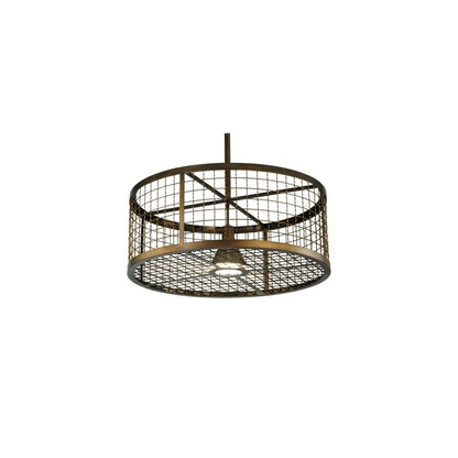 Paloma Golpe 30" Wide Cage Pendant