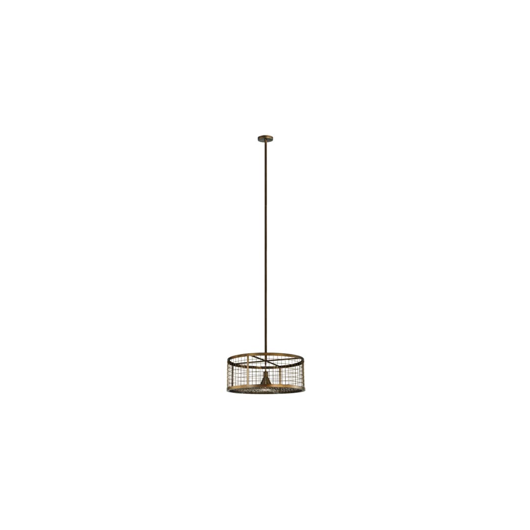 Paloma Golpe 30" Wide Cage Pendant
