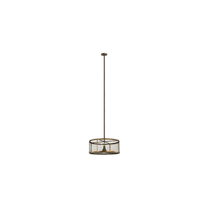 Paloma Golpe 30" Wide Cage Pendant