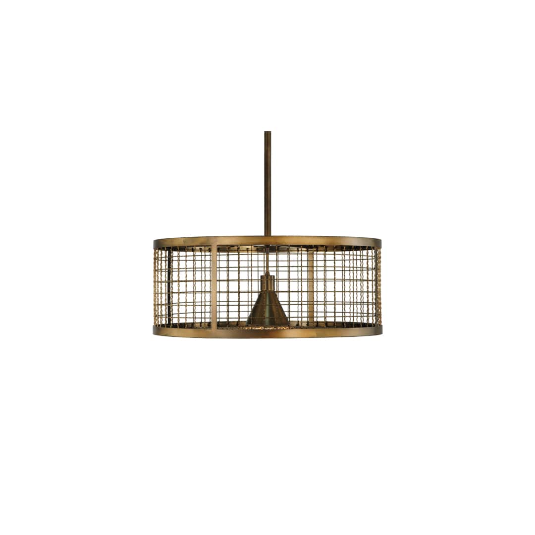 Paloma Golpe 30" Wide Cage Pendant