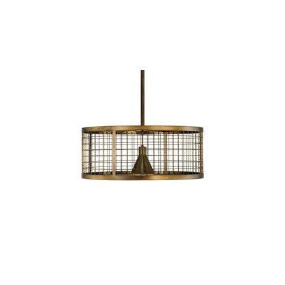 Paloma Golpe 30" Wide Cage Pendant