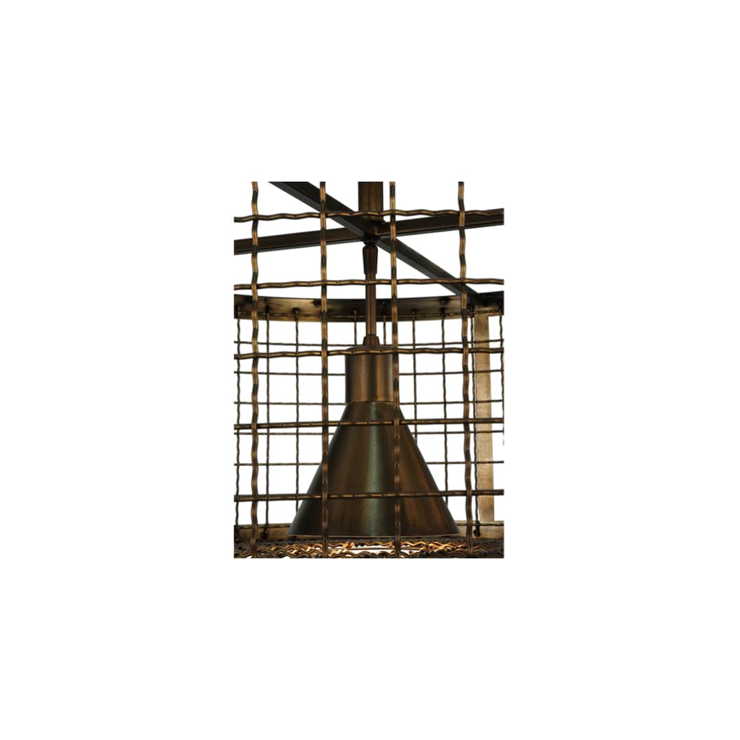 Paloma Golpe 30" Wide Cage Pendant