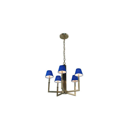Rula 5 Light 24" Wide Chandelier - Brushed Nickel Finish