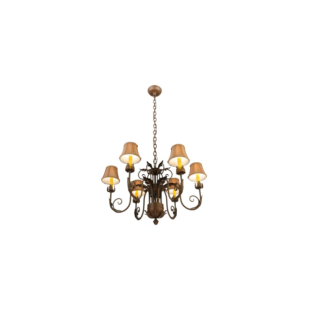 Lindsay 6 Light 30" Wide Chandelier
