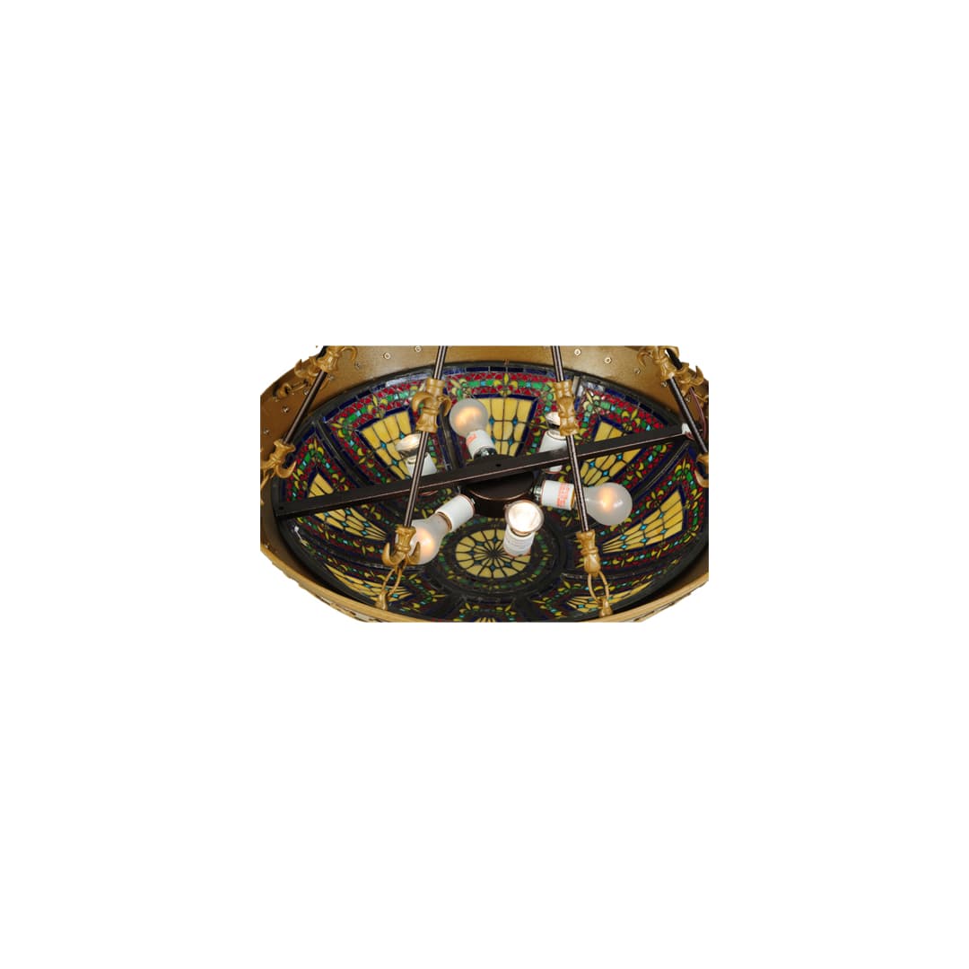 Fleur-de-lis 3 Light 28" Wide Pendant