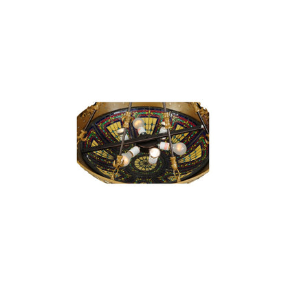 Fleur-de-lis 3 Light 28" Wide Pendant