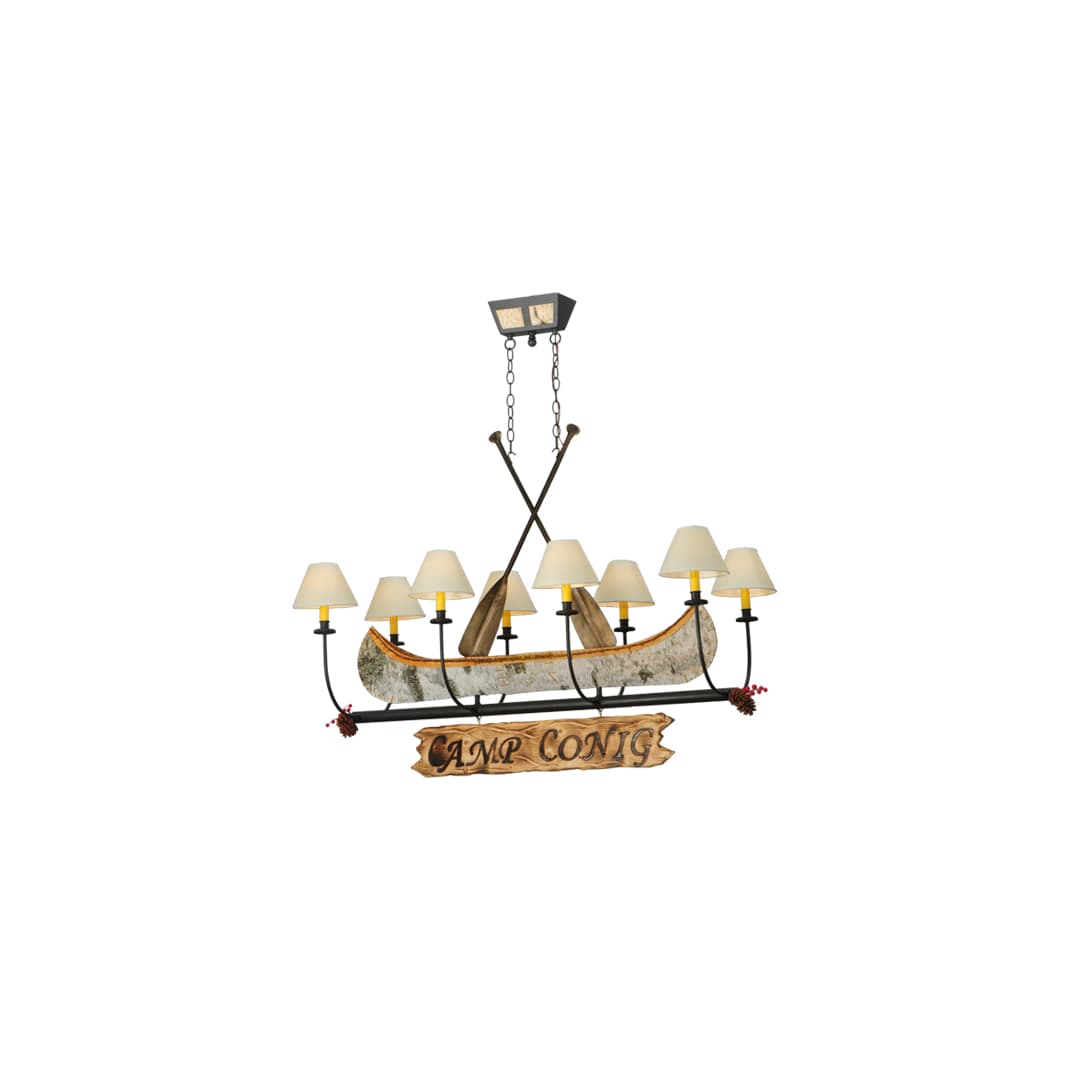 Personalized 8 Light 50" Wide Linear Chandelier