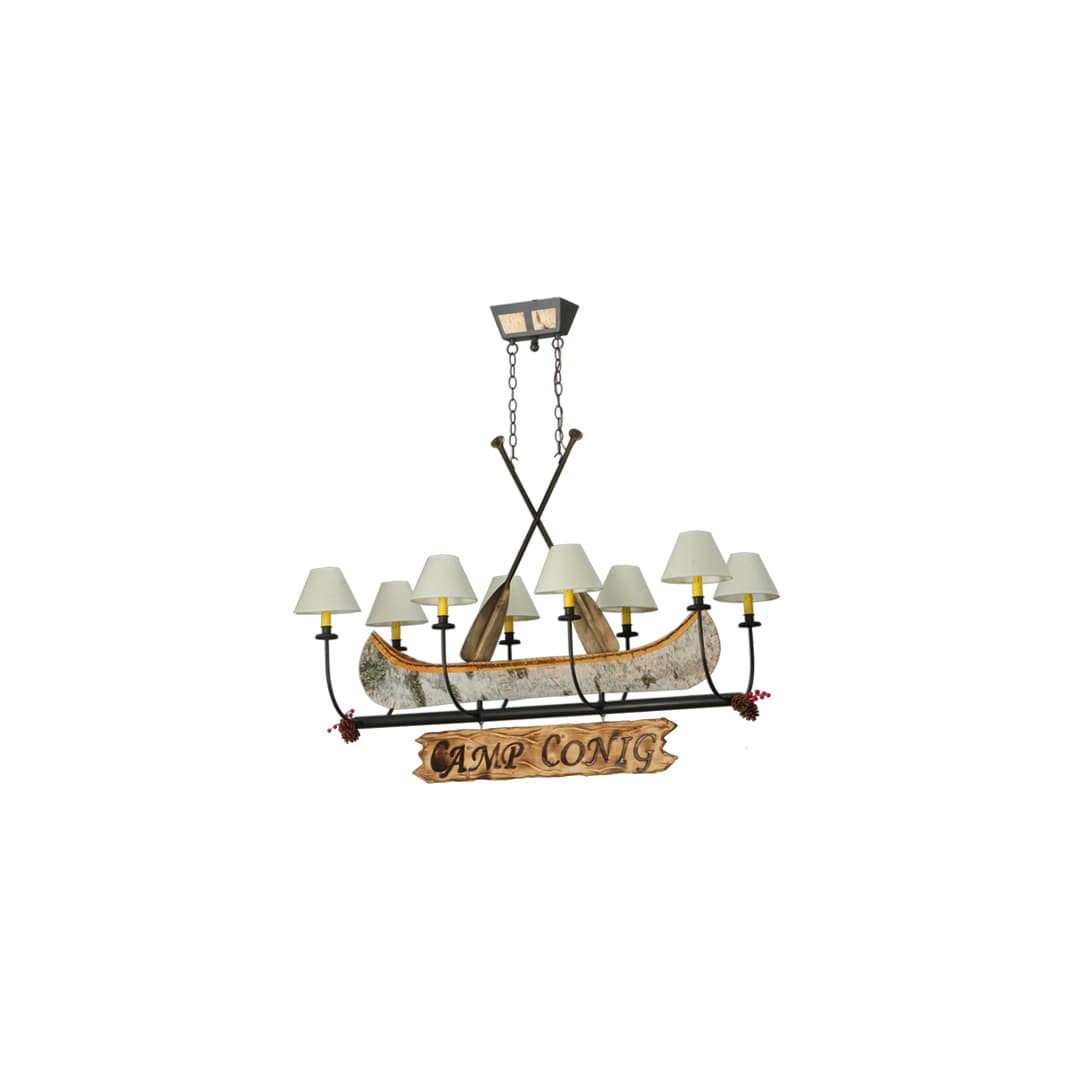 Personalized 8 Light 50" Wide Linear Chandelier