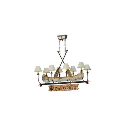 Personalized 8 Light 50" Wide Linear Chandelier