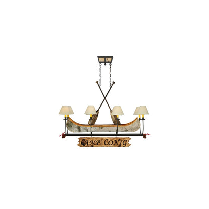 Personalized 8 Light 50" Wide Linear Chandelier