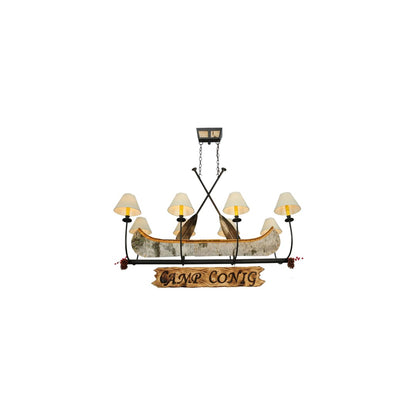 Personalized 8 Light 50" Wide Linear Chandelier