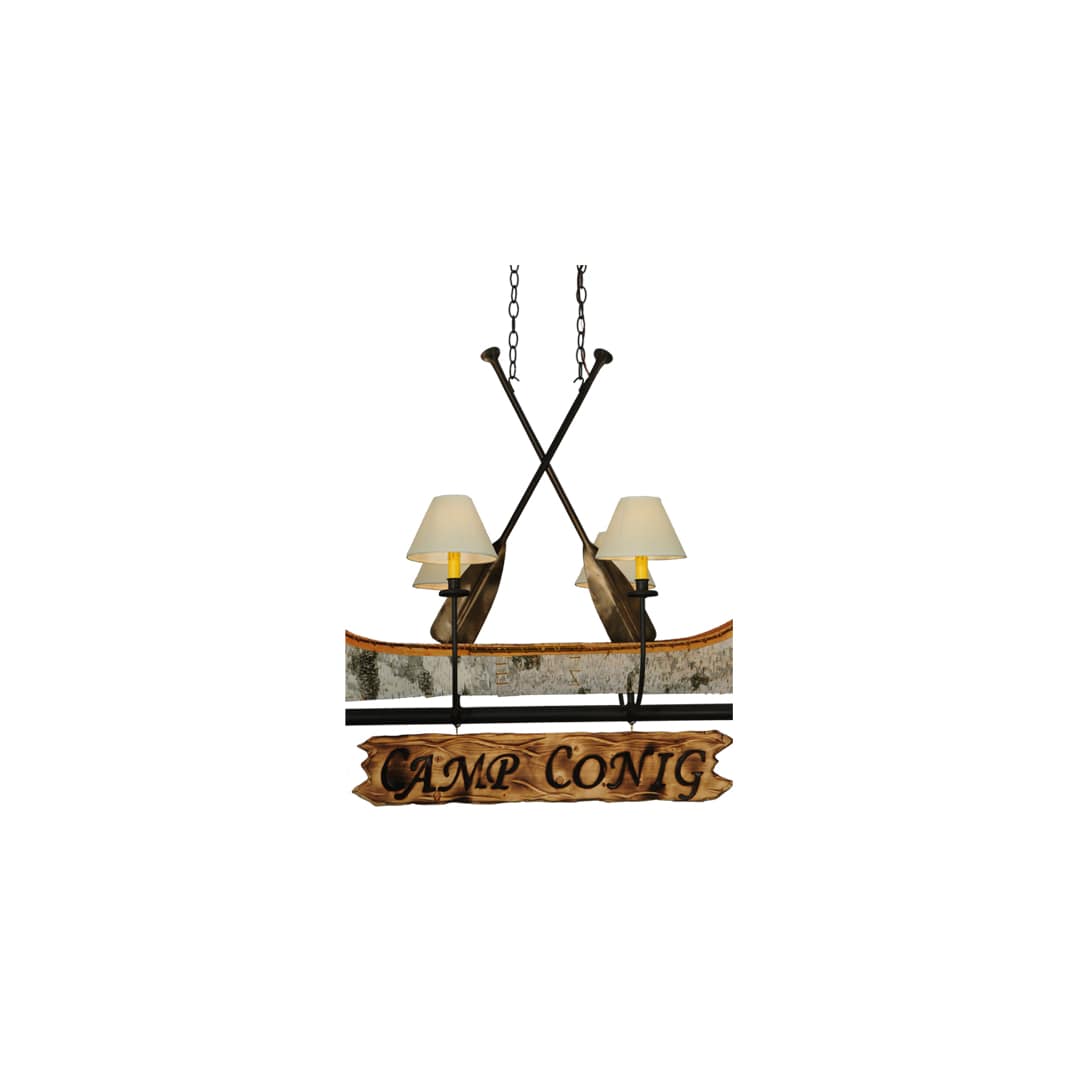 Personalized 8 Light 50" Wide Linear Chandelier