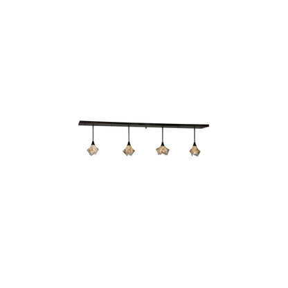 Metro 4 Light 10" Wide Abstract Multi Light Pendant
