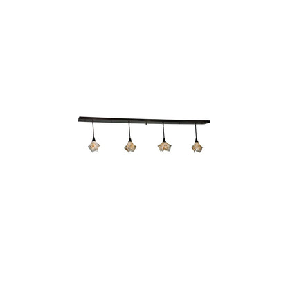 Metro 4 Light 10" Wide Abstract Multi Light Pendant