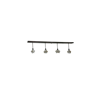 Metro 4 Light 10" Wide Abstract Multi Light Pendant