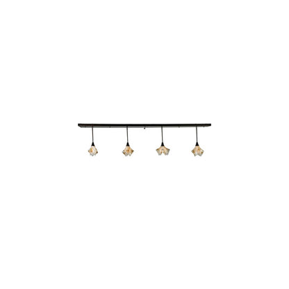 Metro 4 Light 10" Wide Abstract Multi Light Pendant