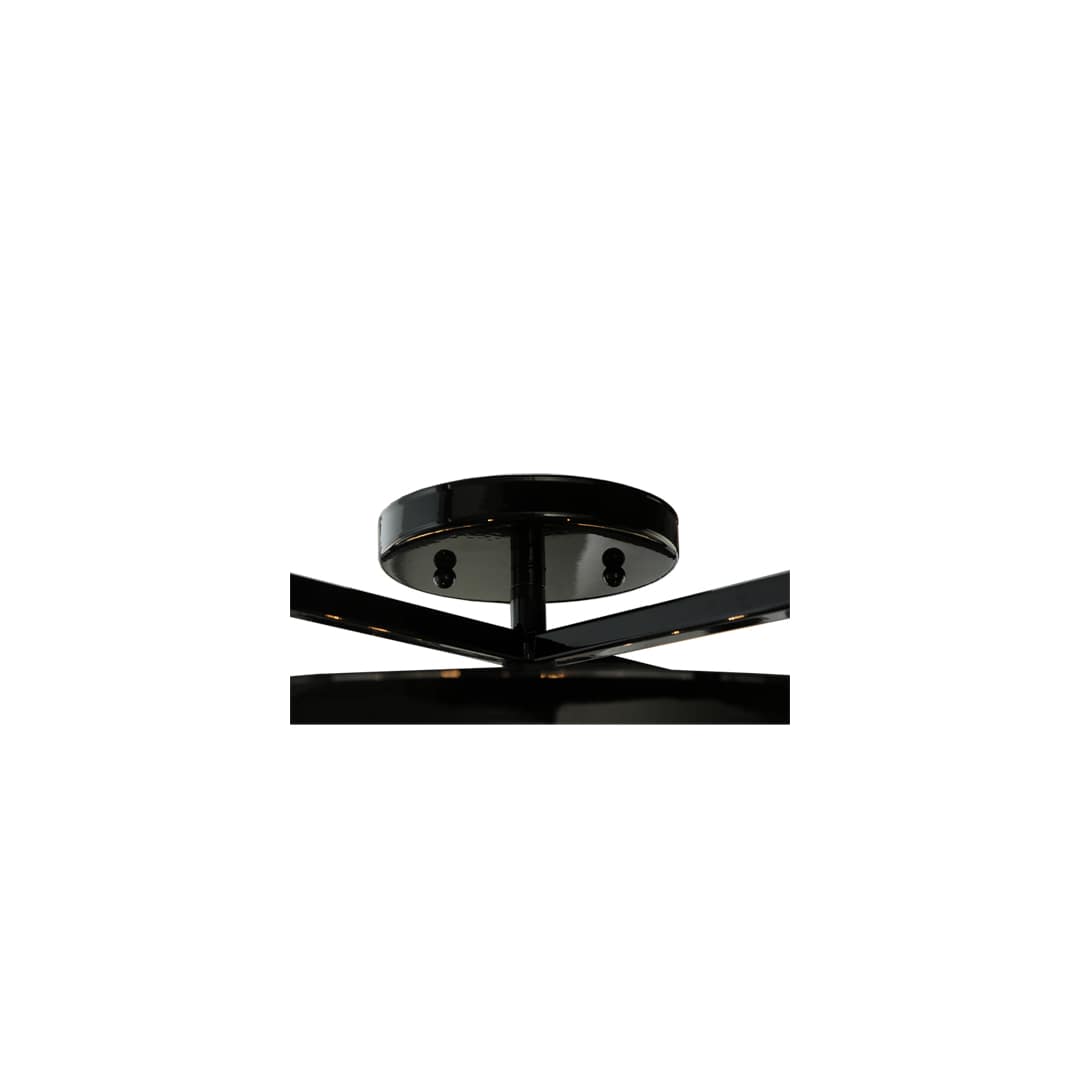 Kitzi Cilindro 3 Light 22" Wide Semi-Flush Drum Ceiling Fixture