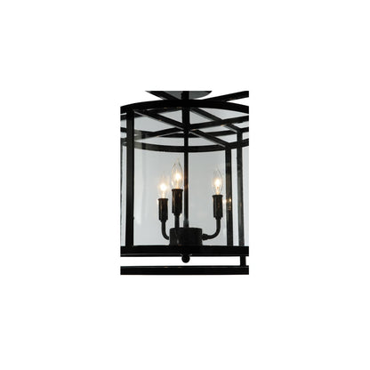 Kitzi Cilindro 3 Light 22" Wide Semi-Flush Drum Ceiling Fixture