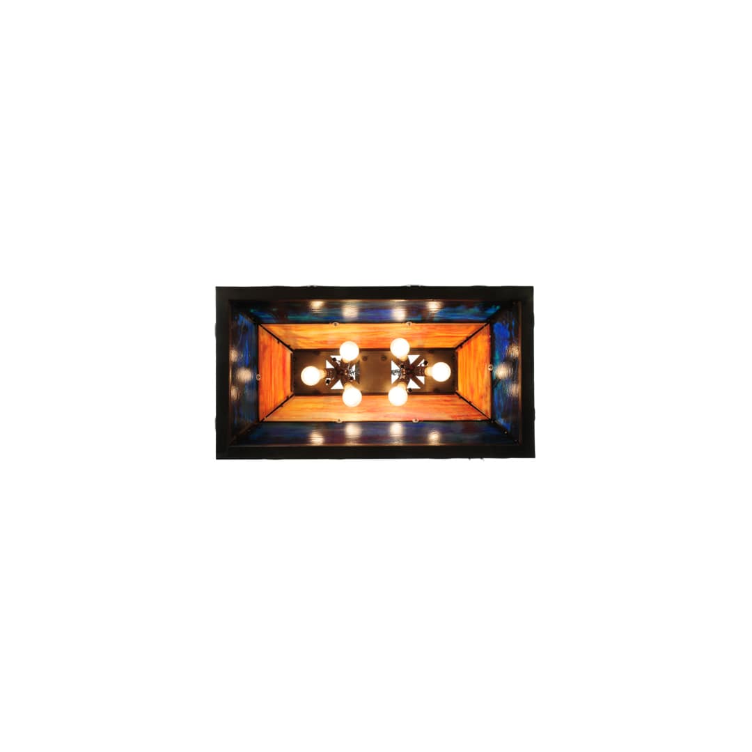 Moose through the Trees 6 Light 19" Wide Linear Pendant