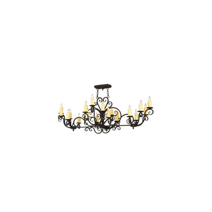 Kean Moins 20 Light 34" Wide Pillar Candle Style Chandelier