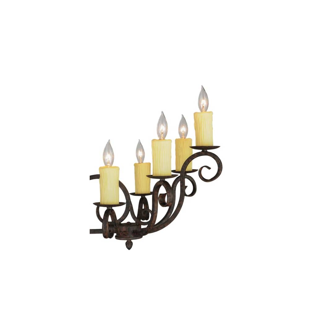 Kean Moins 20 Light 34" Wide Pillar Candle Style Chandelier
