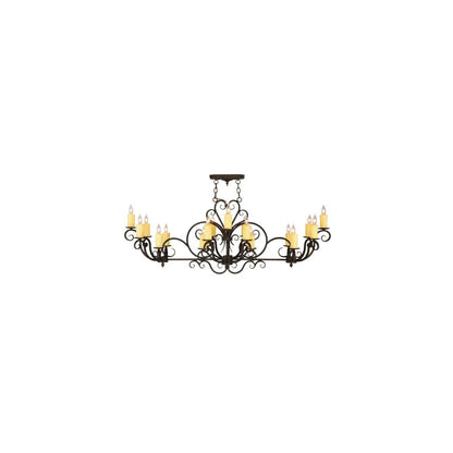 Kean Moins 20 Light 34" Wide Pillar Candle Style Chandelier