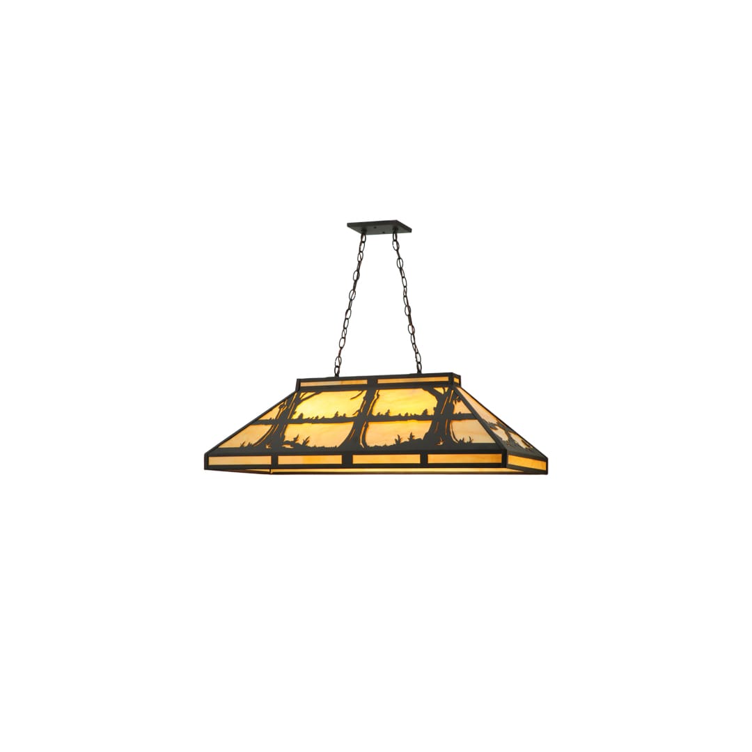 Quiet Pond 6 Light 17" Wide Linear Pendant