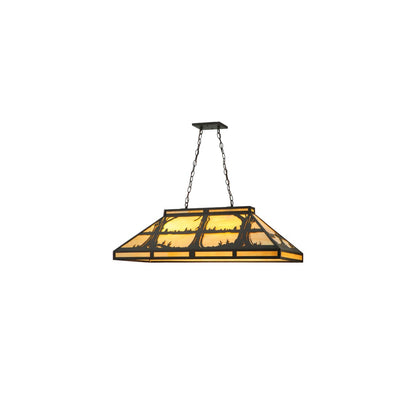 Quiet Pond 6 Light 17" Wide Linear Pendant