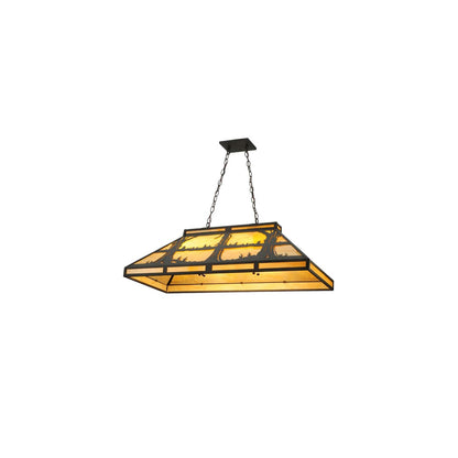 Quiet Pond 6 Light 17" Wide Linear Pendant