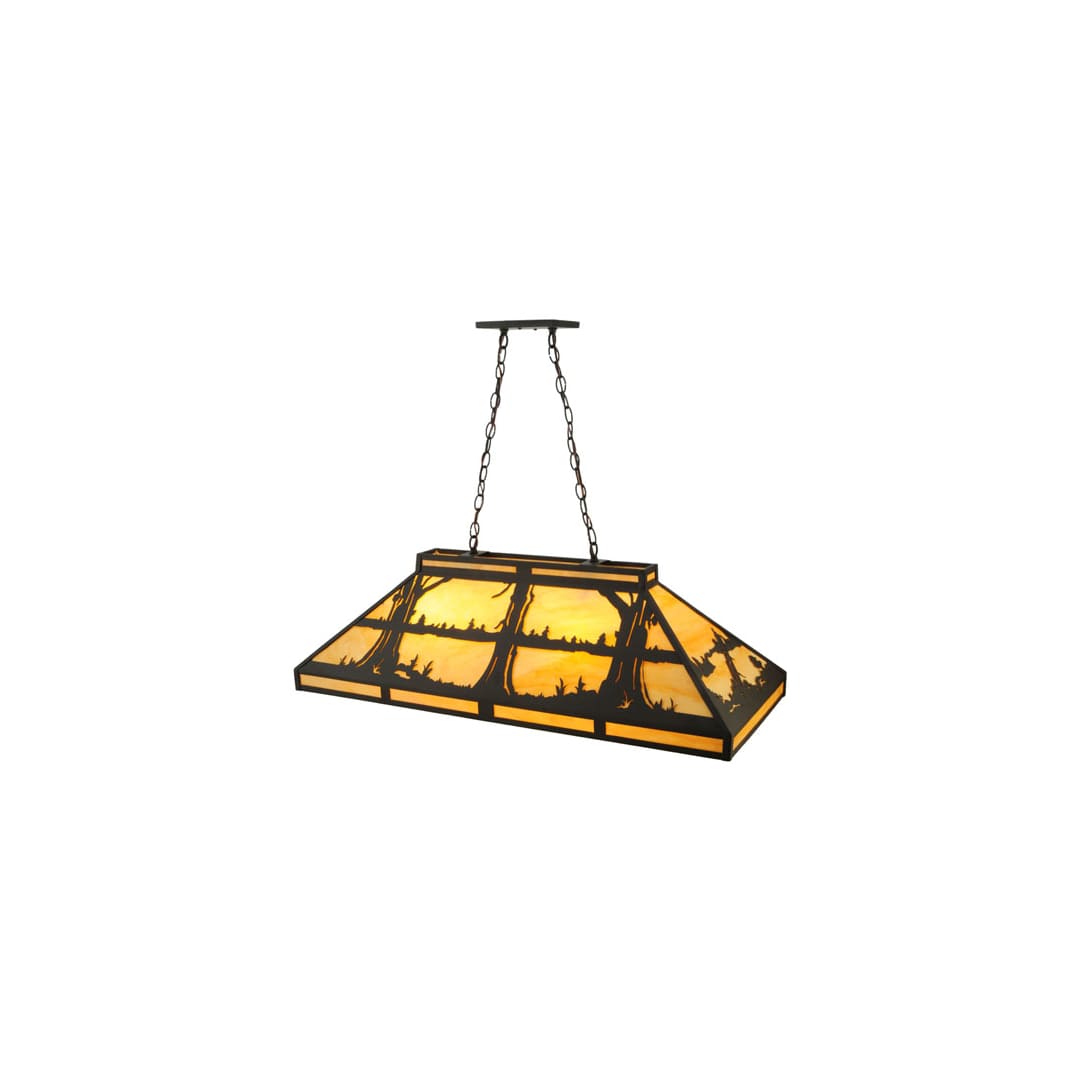 Quiet Pond 6 Light 17" Wide Linear Pendant